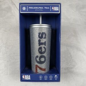 Philadelphia 76ers NBA Bling Hydrapeak 25oz Stainless Steel Tumbler New